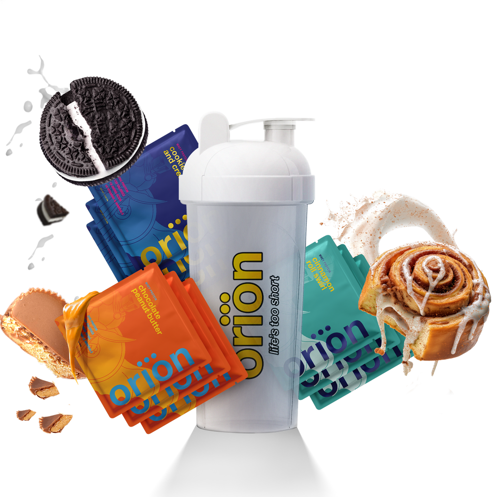 9 Loaded Protein Samples + Shaker Bottle